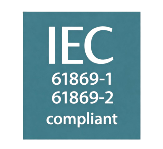 Sesuai IEC 61869